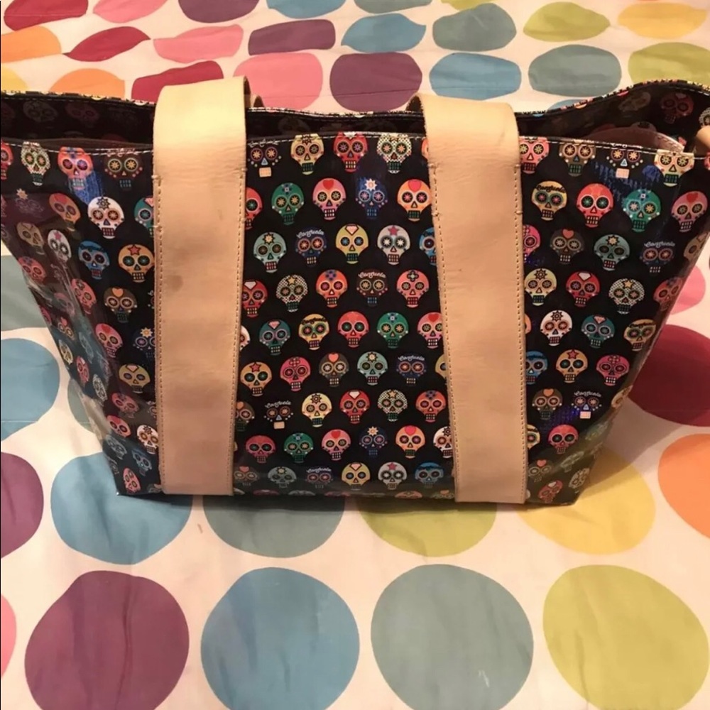 Consuela sugar skull tote
